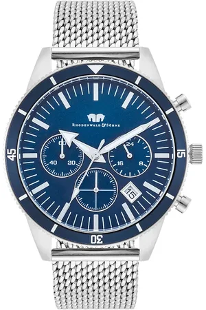 Rhodenwald & Söhne Chronograph Classic aus Edelstahl in Silber Herrenuhren 1 ct Herren (248.99 € / 1 ct)