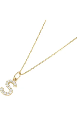 Luigi Merano Kette Anhänger Buchstabe S mit Zirkonia, 375 Ketten 1 ct Damen (238.99 € / 1 ct)