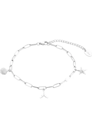 QS by s.Oliver Fußkette Edelstahl Fußketten 1 ct Damen (33.99 € / 1 ct)