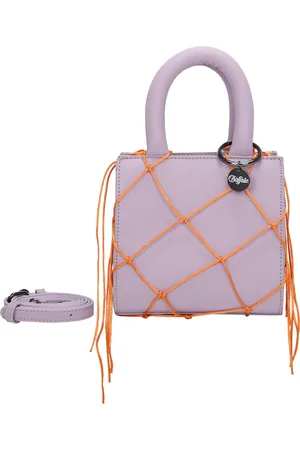 Buffalo Henkeltasche Boxy23 mit schimmernden Schnüren in lockerer Netzknotung Handtaschen 1 ct (79.99 € / 1 ct)