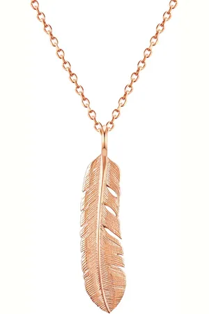 Eastside Halskette Feder Edelstahl in Roségold Ketten 1 ct Damen (27.99 € / 1 ct)