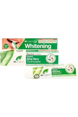 Dr Organic Aloe Vera Zahnpasta Whitening 100 ml Damen (168.9 € / 1 l)