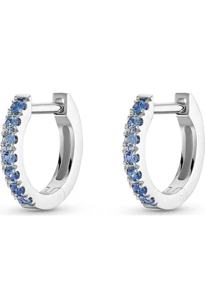 GUIA Creolen 585er Weißgold Ohrringe 1 ct Damen (561.59 € / 1 ct)