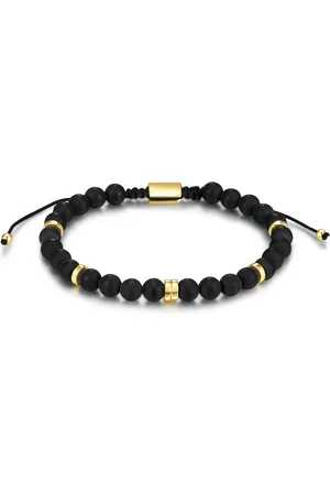 Männerglanz Armband aus Sterling Silber in Gelbgold mit Achat Herrenschmuck 1 ct Herren (69.99 € / 1 ct)