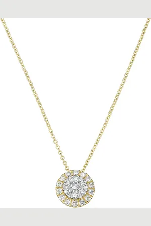 Luigi Merano Kette Anhänger Blüte mit Brillanten, Gelbgold 585 Ketten 1 ct (670.64 € / 1 ct)