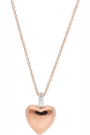 Smart Jewel Kette Anhänger Herz mit Zirkonia, rosé vergoldet, Silber 925 Ketten 1 ct Damen (68.99 € / 1 ct)