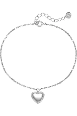 Glanzstücke Armband Herz aus Sterling Silber in Silber mit Armbänder & Armreife 1 ct Damen (29.99 € / 1 ct)