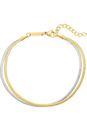 Eastside Armband aus Edelstahl in Silber/Gelbgold Armbänder & Armreife 1 ct Damen (34.99 € / 1 ct)