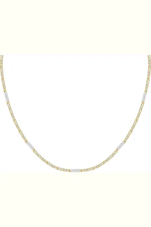 CHRIST Kette 375er Gelbgold, 375er Weißgold Ketten 1 ct Herren (498.99 € / 1 ct)