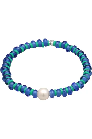 Elli Glas Perlen Heishi Disc Muschelkernperle 925 Silber Armbänder & Armreife 1 ct Damen (23.99 € / 1 ct)