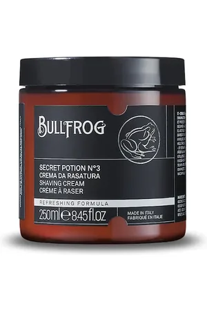 Bullfrog Secret Potion N.3 Rasiercreme Erfrischend Rasier- & Enthaarungscreme 250 ml Damen (160 € / 1 l)