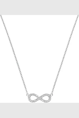 QS by s.Oliver Halskette für Damen, 925 Sterling Silber, Zirkonia synth. | Infinity Ketten 1 ct (67.99 € / 1 ct)