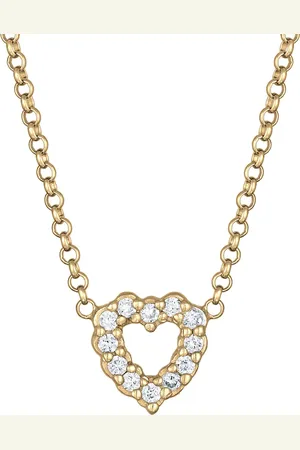 Elli DIAMONDS Herz Lab Grown Diamanten (0.18 ct) 925 Silber Ketten 1 ct Damen (239.99 € / 1 ct)