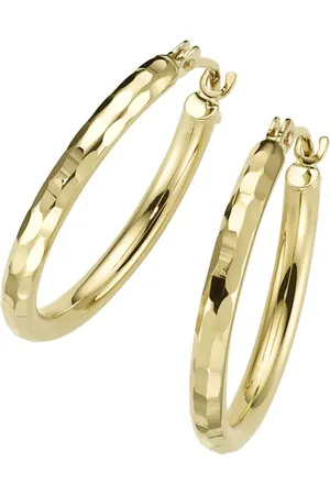 Luigi Merano Creolen teilweise strukturiert, glänzend, 585 1 ct (258.99 € / 1 ct)