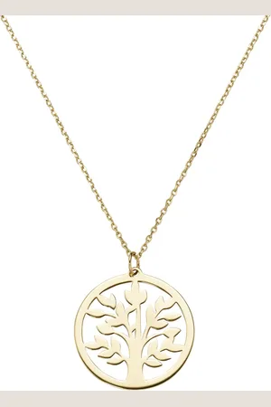 Luigi Merano Kette mit Anhänger Lebensbaum, 375 Ketten 1 ct (228.64 € / 1 ct)