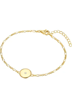 Lulu & Jane Diamant-Armband aus Sterling Silber in Gelbgold mit Diamant Armbänder & Armreife 1 ct Damen (33.99 € / 1 ct)
