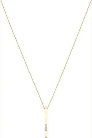 Luigi Merano Kette Anhänger mit Zirkonia, 375 Ketten 1 ct (339.14 € / 1 ct)