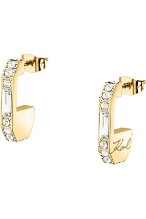 Karl Lagerfeld Creolen Edelstahl Ohrringe 1 ct Damen (88.99 € / 1 ct)