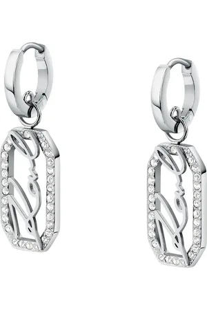Karl Lagerfeld Ohrhänger Edelstahl Ohrringe 1 ct Damen (68.99 € / 1 ct)