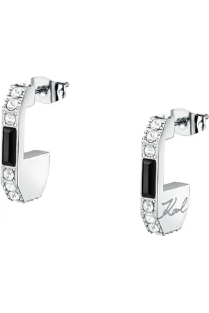 Karl Lagerfeld Creolen Edelstahl Ohrringe 1 ct Damen (78.99 € / 1 ct)