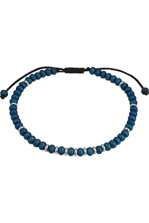 True Rebels Armband aus Edelstahl in Silber mit Hämatit Armbänder & Armreife 1 ct Herren (29.99 € / 1 ct)