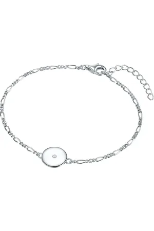 Lulu & Jane Diamant-Armband Sterling Silber Diamant in Silber Armbänder & Armreife 1 ct Damen (32.99 € / 1 ct)