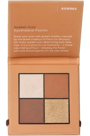 Korres Eyeshadow Palette Lidschatten 5 g GOLDEN COIN (5998 € / 1 kg)