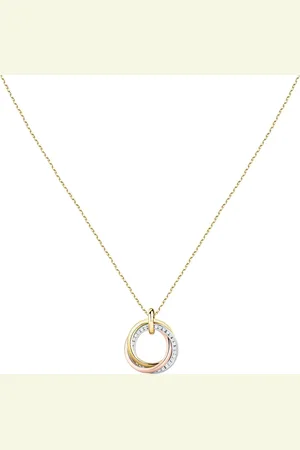 FAVS Kette 375er Gelbgold, 375er Weißgold, Roségold Ketten 1 ct Damen (448.99 € / 1 ct)