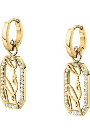 Karl Lagerfeld Ohrhänger Edelstahl Ohrringe 1 ct Damen (78.99 € / 1 ct)
