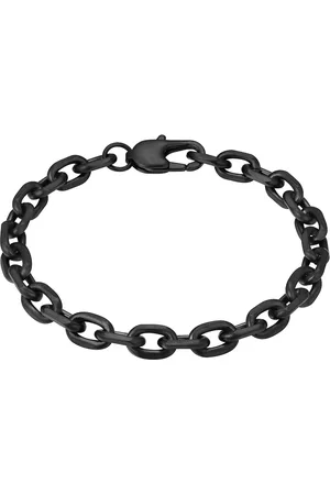 True Rebels Armband aus Edelstahl in Schwarz Armbänder & Armreife 1 ct Herren (34.99 € / 1 ct)