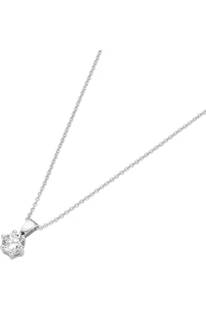 Luigi Merano Kette mit Brillant Anhänger in Krappenfassung, Gold 585 Ketten 1 ct (594.14 € / 1 ct)