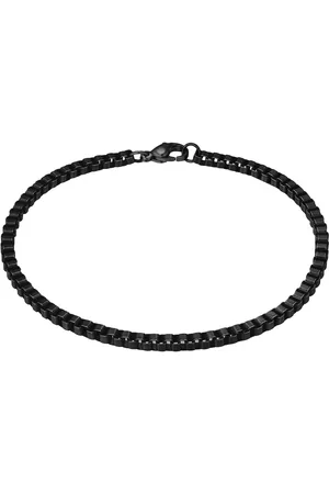 True Rebels Armband aus Edelstahl in Schwarz Armbänder & Armreife 1 ct Herren (29.99 € / 1 ct)