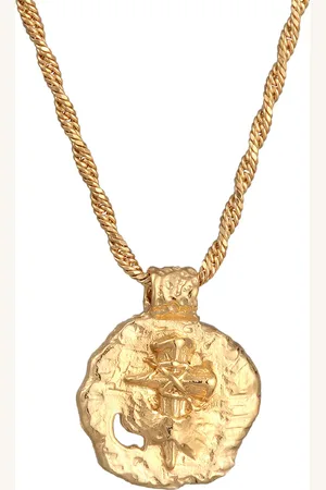 Kuzzoi Herren Münze Antik Kreuz Oxidiert 925 Silber Ketten 1 ct (59.49 € / 1 ct)