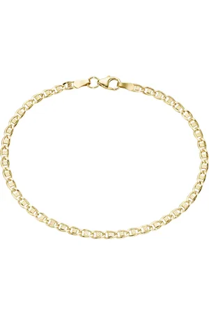 Luigi Merano Armband Panzerkette mit Plättchen, 585 Armbänder & Armreife 1 ct (488.99 € / 1 ct)