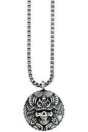 CAÏ Anhänger mit Kette 925/- Sterling Silber Herrenschmuck 1 ct Herren (118.14 € / 1 ct)