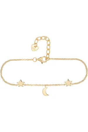 CAÏ Armband 925 Sterling Silber rhodiniert Sterne Mond 925/- Sterling Silber ohne Stein Armbänder & Armreife 1 ct Damen (68.99 € / 1 ct)
