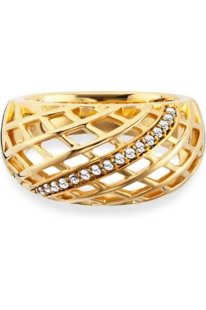 CAÏ Ring 925/- Sterling Silber Topas weiß 0,17ct. Ringe 1 ct Damen (65.39 € / 1 ct)