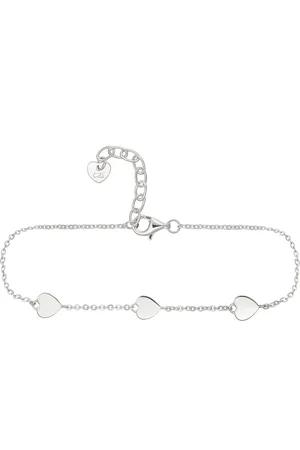 CAÏ Armband 925 Sterling Silber rhodiniert Herz 925/- Sterling Silber ohne Stein Armbänder & Armreife 1 ct Damen (54.99 € / 1 ct)