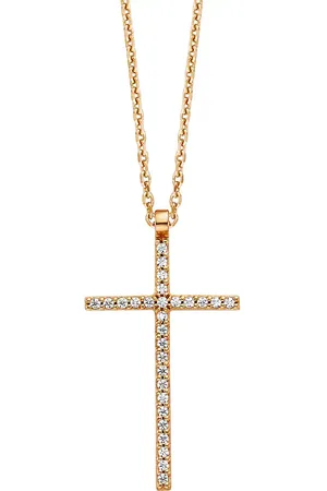 JULIE JULSEN Anhänger mit Kette 925/- Sterling Silber Zirkonia weiß Charms & Kettenanhänger 1 ct Damen (118.99 € / 1 ct)