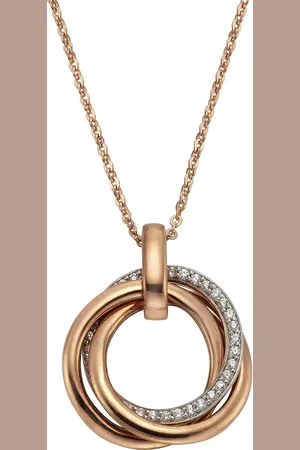 CELESTA Halskette 925/- Sterling Silber Zirkonia weiß Charms & Kettenanhänger 1 ct Damen (129.99 € / 1 ct)