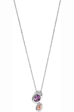 CELESTA Anhänger mit Kette 925/- Sterling Silber Amethyst lila Charms & Kettenanhänger 1 ct Damen (39.99 € / 1 ct)