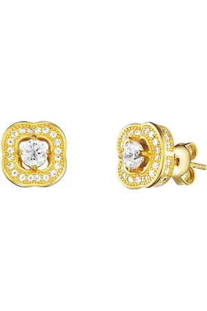 JULIE JULSEN Ohrstecker 925/- Sterling Silber Zirkonia weiß Ohrringe 1 ct Damen (168.99 € / 1 ct)