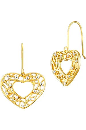 JULIE JULSEN Ohrhänger 925/- Sterling Silber Zirkonia weiß Ohrringe 1 ct Damen (118.99 € / 1 ct)