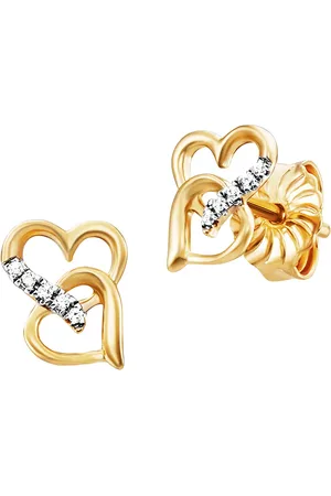 JULIE JULSEN Ohrstecker 925/- Sterling Silber Zirkonia weiß Ohrringe 1 ct Damen (94.89 € / 1 ct)