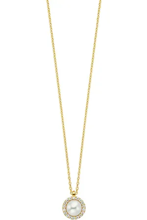 JULIE JULSEN Collier 925/- Sterling Silber Zirkonia weiß Charms & Kettenanhänger 1 ct Damen (108.99 € / 1 ct)