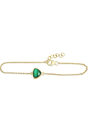 CELESTA Armband 925/- Sterling Silber Malachit Armbänder & Armreife 1 ct Damen (49.99 € / 1 ct)