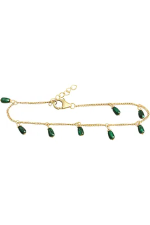 CELESTA Armband 925/- Sterling Silber Malachit Armbänder & Armreife 1 ct Damen (69.99 € / 1 ct)