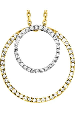 JULIE JULSEN Anhänger mit Kette 925/- Sterling Silber Zirkonia weiß Charms & Kettenanhänger 1 ct Damen (198.99 € / 1 ct)