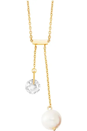 JULIE JULSEN Anhänger mit Kette 925/- Sterling Silber Zirkonia weiß Charms & Kettenanhänger 1 ct Damen (118.99 € / 1 ct)