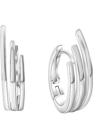 CELESTA Klappcreolen 925/- Sterling Silber Creolen 1 ct Damen (69.99 € / 1 ct)